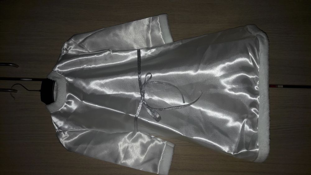 Rochie alba "Fulg de nea", 4 - 6 ani, serbare, inger, NOUA