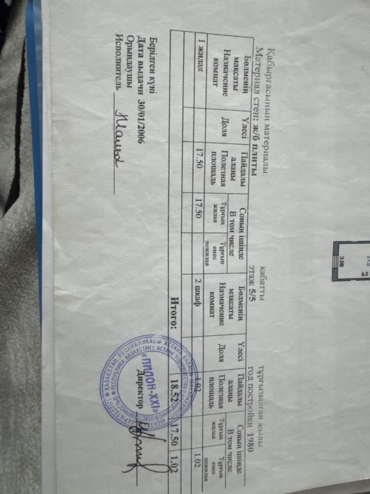 Комната в общежитии на Асеме