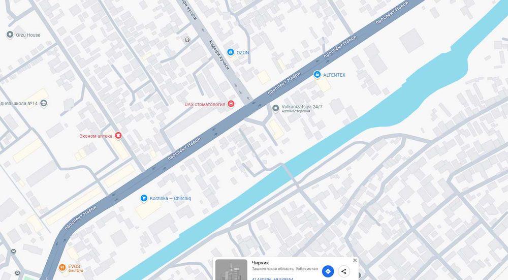 Коммерческое помещение в аренду в Чирчике, район Троицк