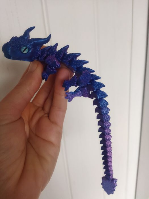3D принтирано драконче играчка