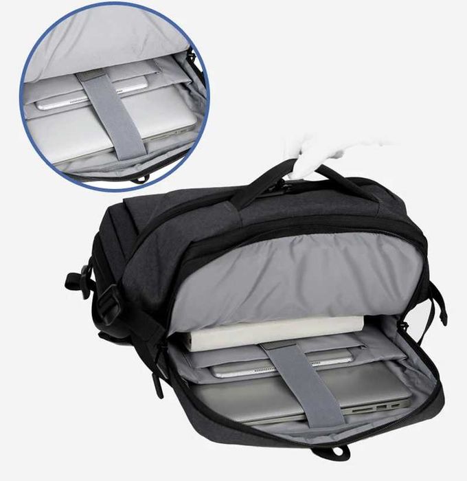 Раница за пътуване STELS TravelMate 200, 30x15x40см, Черен