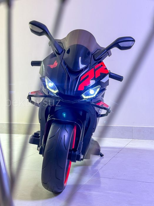 Детский мотоцикл BMW S1000 RR 24V лучший подарок ребёнку от 3 до 8 лет