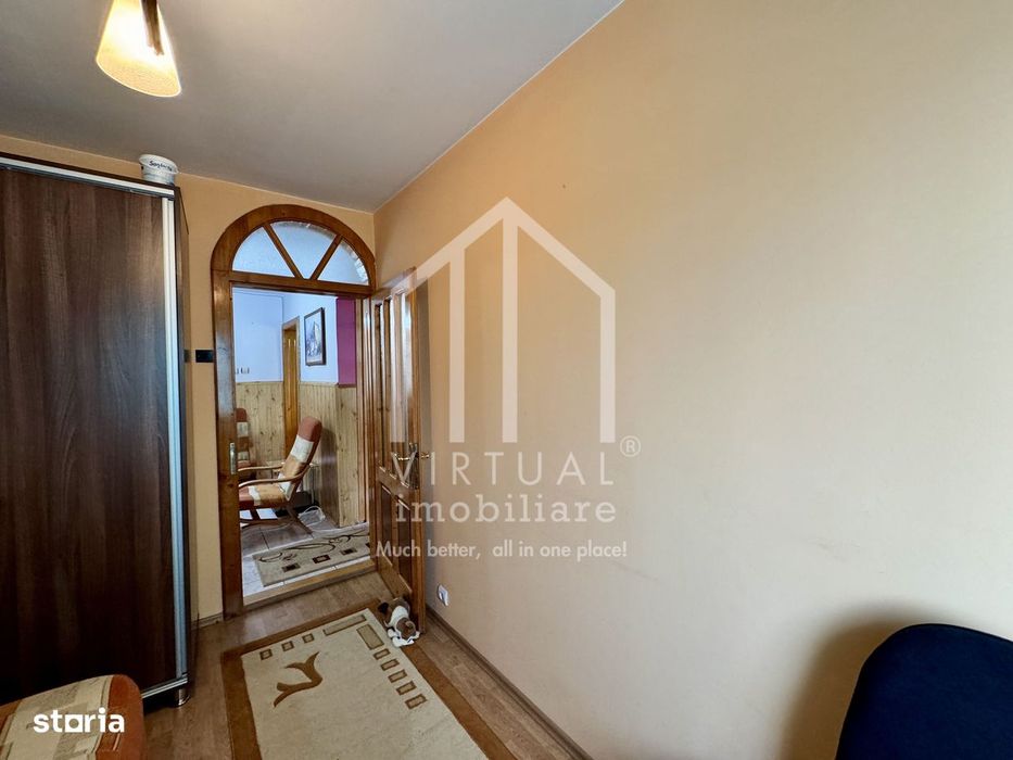 Apartament decomandat cu 3 camere, 55mp utili, pivnita, Valea Aauri