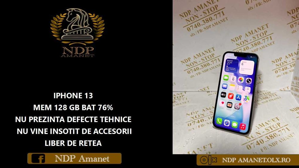 NDP Amanet Calea Mosilor 298   IPHONE 13 (55624)