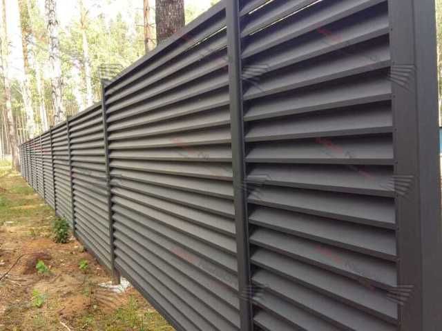 Забор жалюзи еврозабор