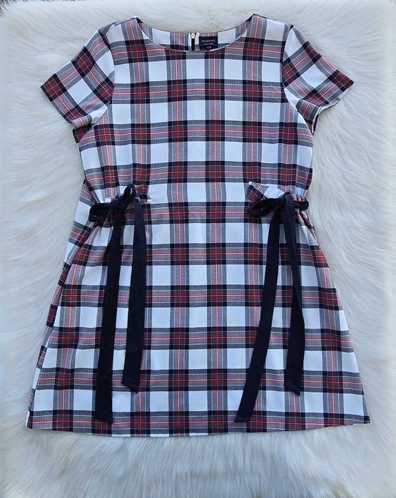 Дамска карирана рокля Л-ХЛ