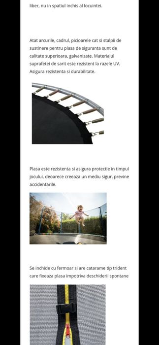 Trambulina 427 cm foarte mare