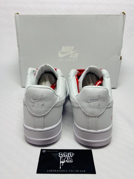 Nike air force one supreme alb si negru