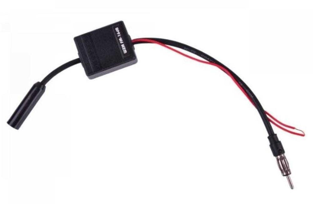 Amplificator Semnal Radio FM Amplificator Antena Auto Fakra ISO DIN