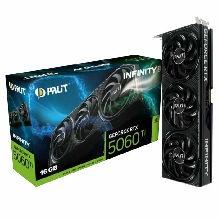 Видеокарта Palit GeForce RTX 5060 Ti Infinity 3 16 Гб
