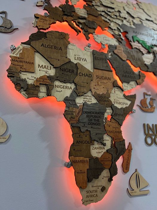 3d karta, 3d karta mira, 3д карта мира, 3D Yog‘och Dunyo Xaritalari