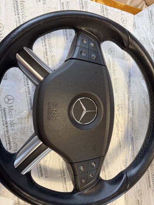 Кожен волан за Мерцедес Б класа W245 Mercedes B klasa volan