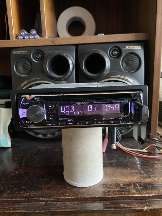 KENWOOD kdc-bt39dab - ЦВЕТОВЕ! - BLUETOOTH, USB CD mp3 плеър за кола сд авто радио