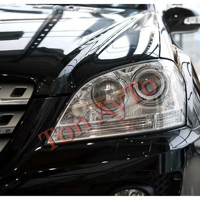 Стъкла Капаци Мерцедес ML W164 Mercedes 2005 - 2008 Комплект Стъкла Фарове Капаци