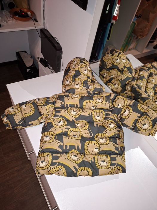 Geaca Next iarna 74 si Sac de iarna Sensillo lana