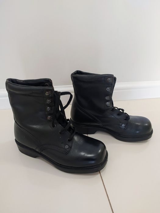 Боти естествена кожа, Кубинки 37 номер, от соца