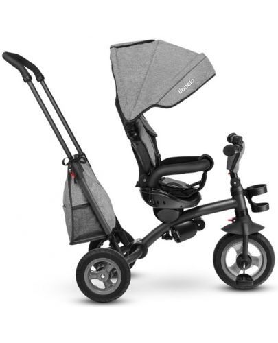 Детска триколка-колело, 2 в 1 Tris Stone Grey Lionelo