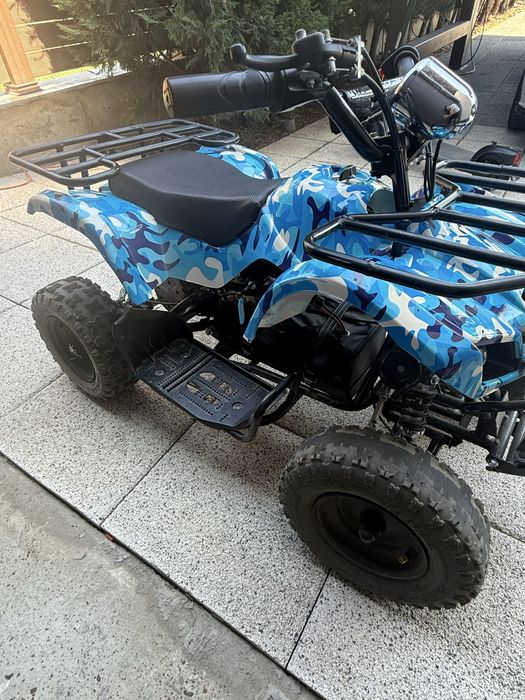 Atv electric de 800w cu 3 viteze si roti de 6 inch pentru copii