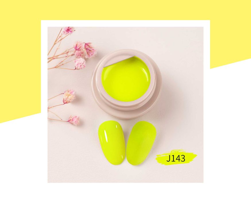 Комплект UV/LED неонови гел бои серия "Neon" GDCOCO – 6 броя