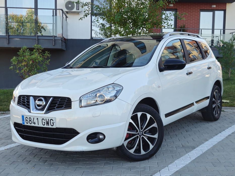 Nissan Qashqai 2010 2.0DCI Bose Keyless Panoramic Alb perlat 7 locuri