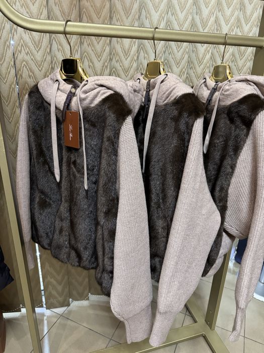 Яке естествен  пълнеж гарнитура лисица