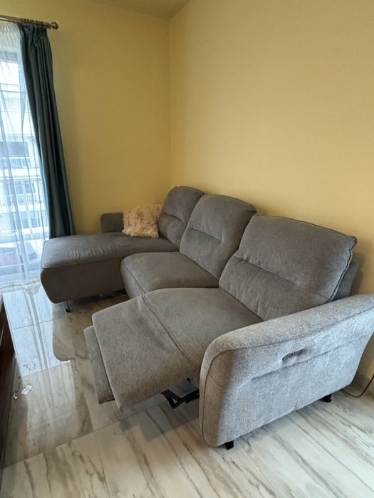 Canapea tip coltar cu recliner