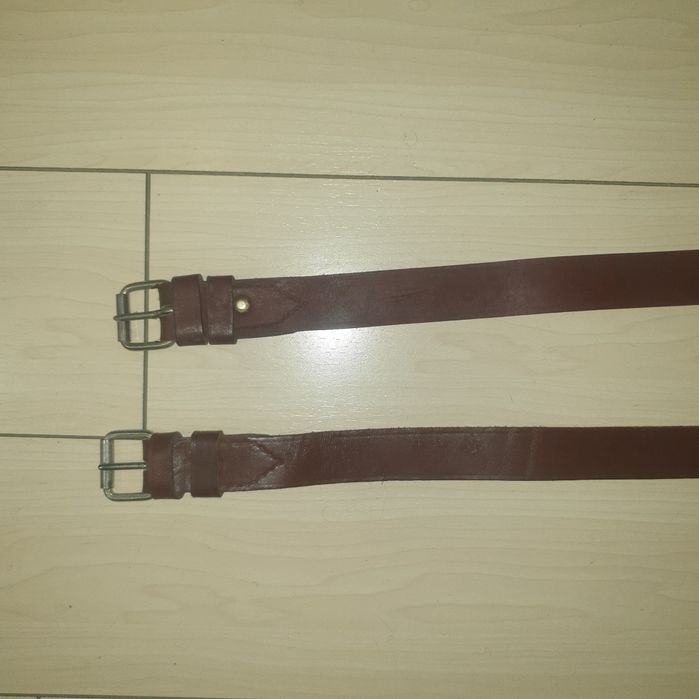 Curele piele pantaloni maro ofiteri armata