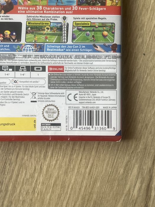 Mario Tennis Fever.    Nintendo Switch 2( nou,sigilat)
