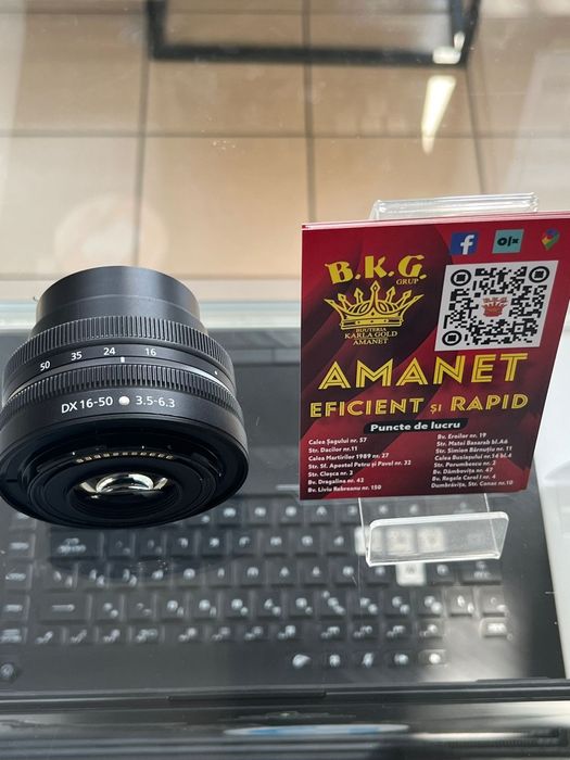 Obiectiv Foto Nikon DX 16-50mm Amanet BKG