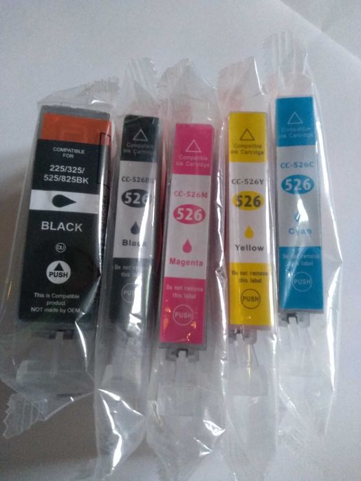 Комплект мастилници, тонер, мастило за принтер Canon, PGI525, CLI526