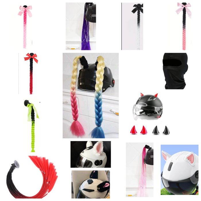 Плитки за мото / вело каска , аксесоари за каска