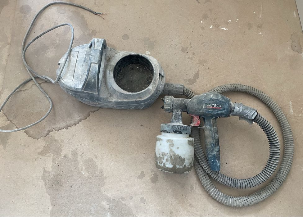 Краскопульт Алтеко и шлиф. машинка