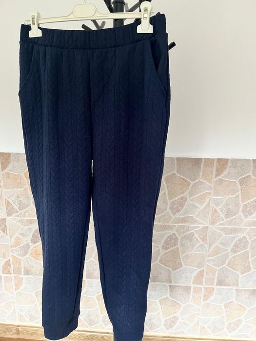 Pantaloni dama pentru acasă bleumarin