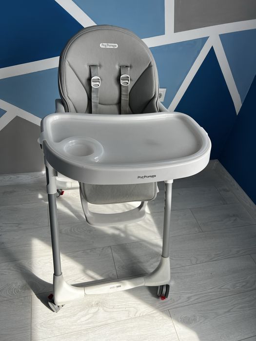 Peg Perego Детско Столче за хранене-шезлонг Prima Pappa Follow Me Ice