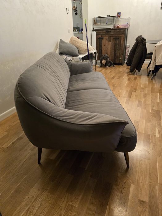 Canapea Rovere Estasi 3 locuri Natuzzi Edition + fotoliu aceeasi gama