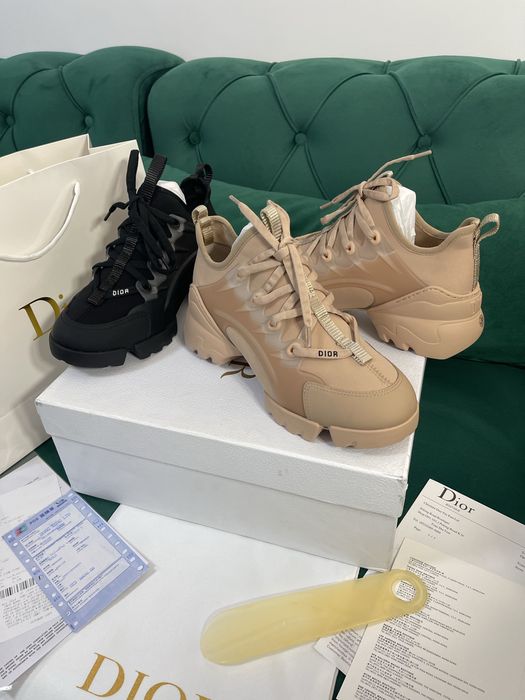 Adidasi Dior D-Connect piele naturala Full Box colectie noua