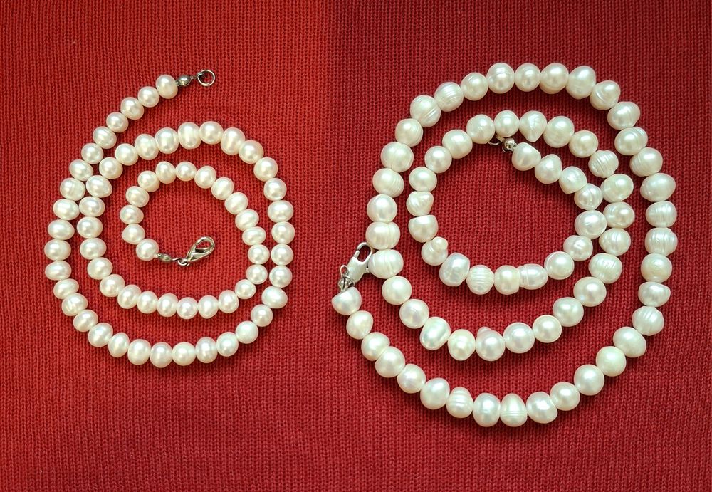 Ожерелье из натурального жемчуга