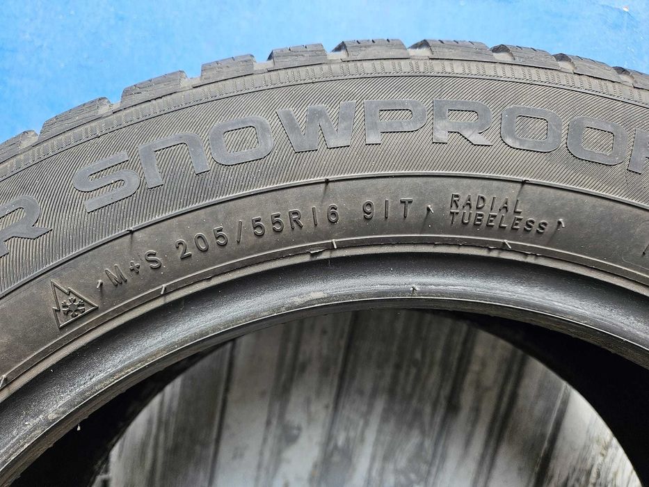 Set 4 anvelope de iarna NOKIAN WR SNOWPROOF 205 55 R16 91T M+S