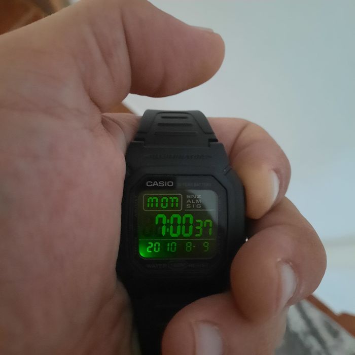 Casio W800H 10 ani bateria