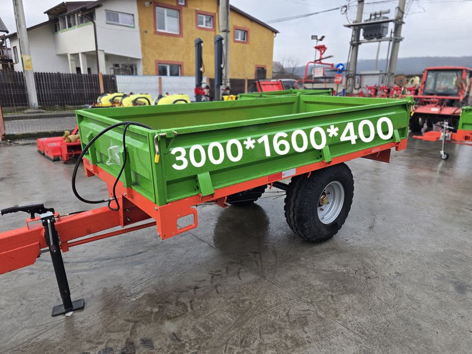 Remorca agricola basculabila 3t / Carte RAR