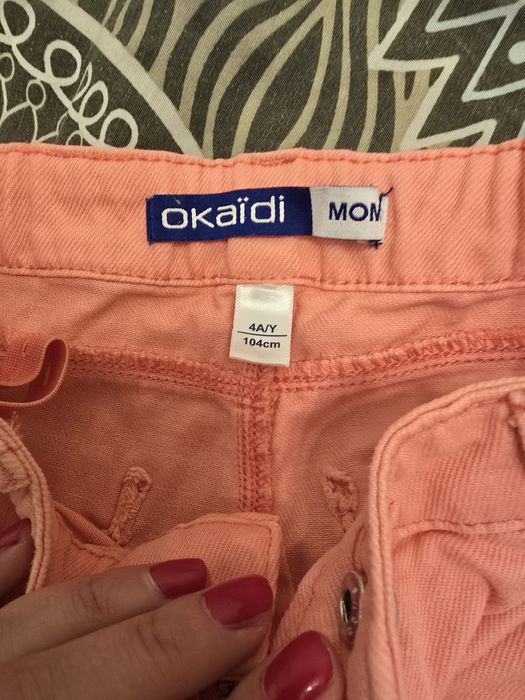Детски дънки okaidi mom fit