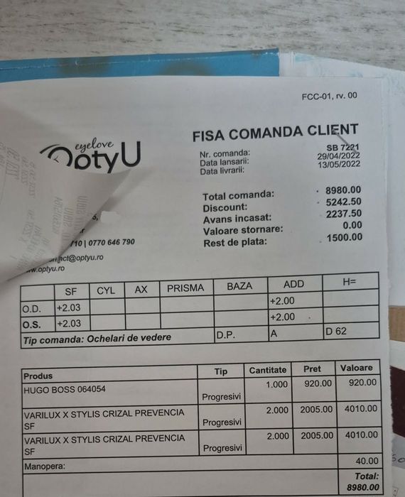 Ochelari progresivi varilux