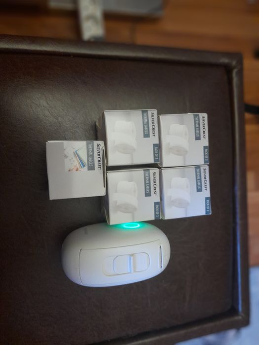 Imprimantă termică Sillercrest Alb/Negru penteu etichete