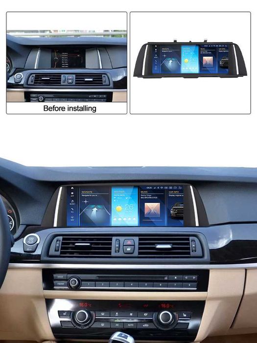 Navigatie Bmw F10 F11 F07 4/8 GB RAM Android Carplay SIM CAMERA MONTAJ