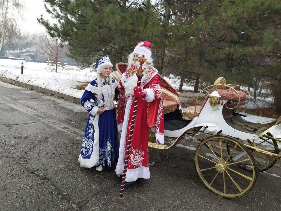 Дед Мороз с поздравлением