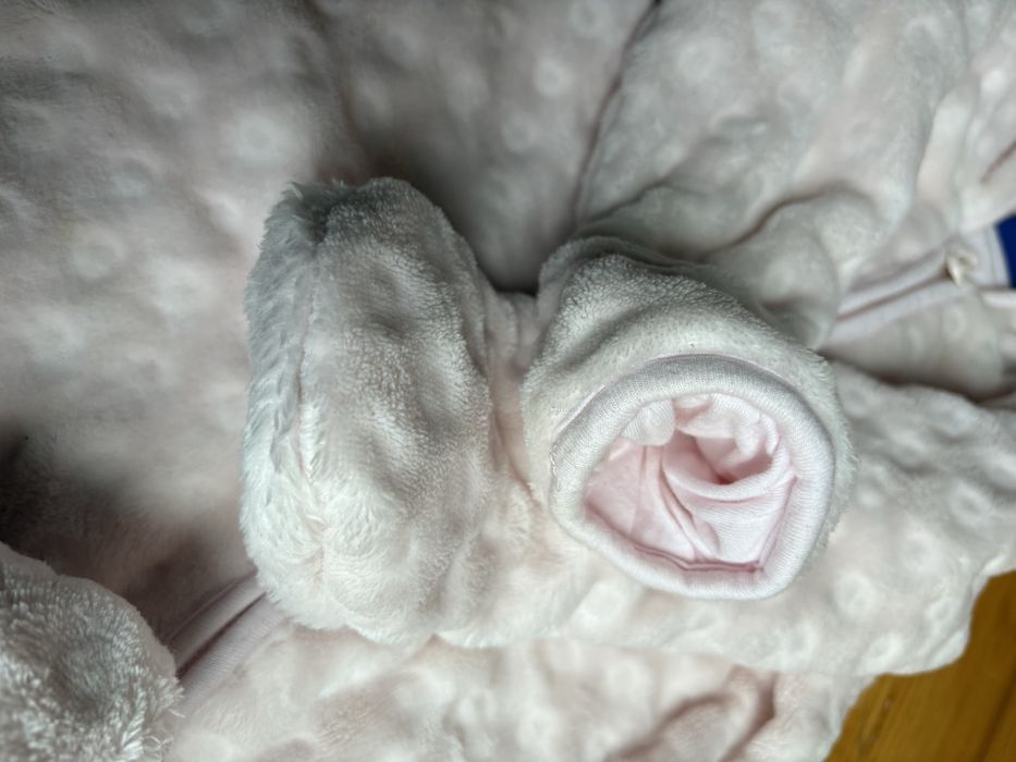 Salopeta din plus marimea 80, 6-12 luni, mansete reversibile