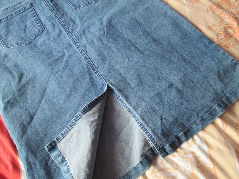 fusta blugi albastra 40