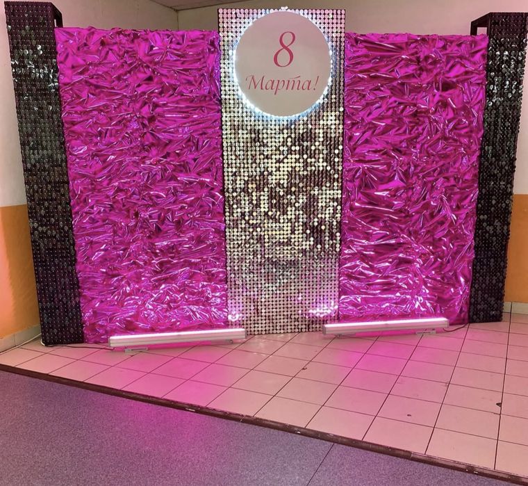 Фотозона, оформление на 8 марта