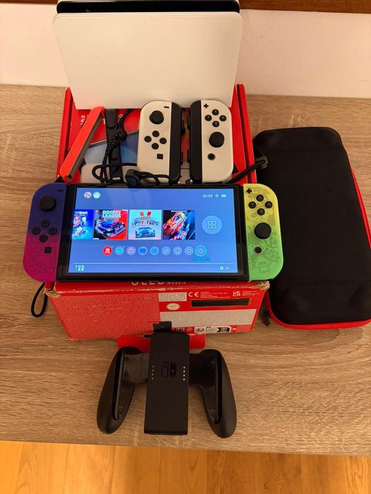 Nintendo Switch Oled jocuri cumpărate și incluse