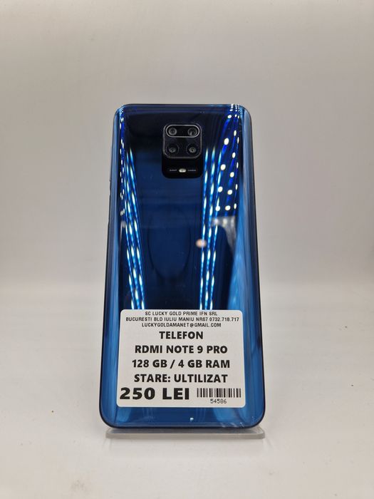 Redmi Note 9 Pro 128GB / 4GB RAM Garanție #54586